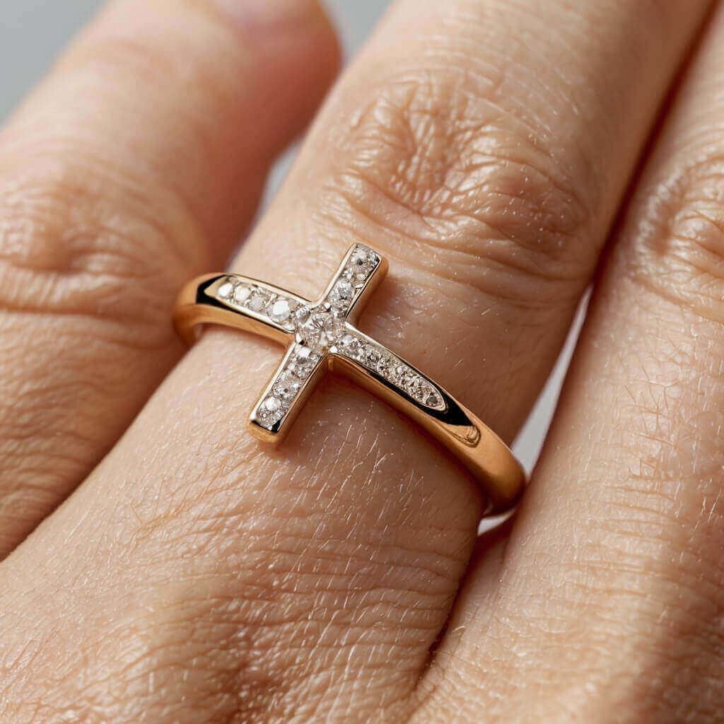 Bague croix en diamant : élégance, symbolique et guide d’achat