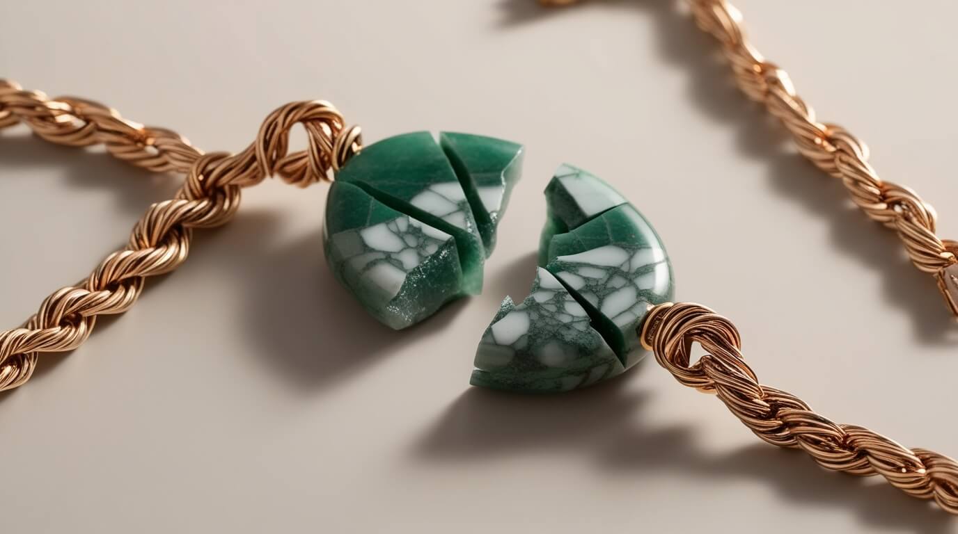 Bracelet en jade cassé : signification spirituelle et conseils