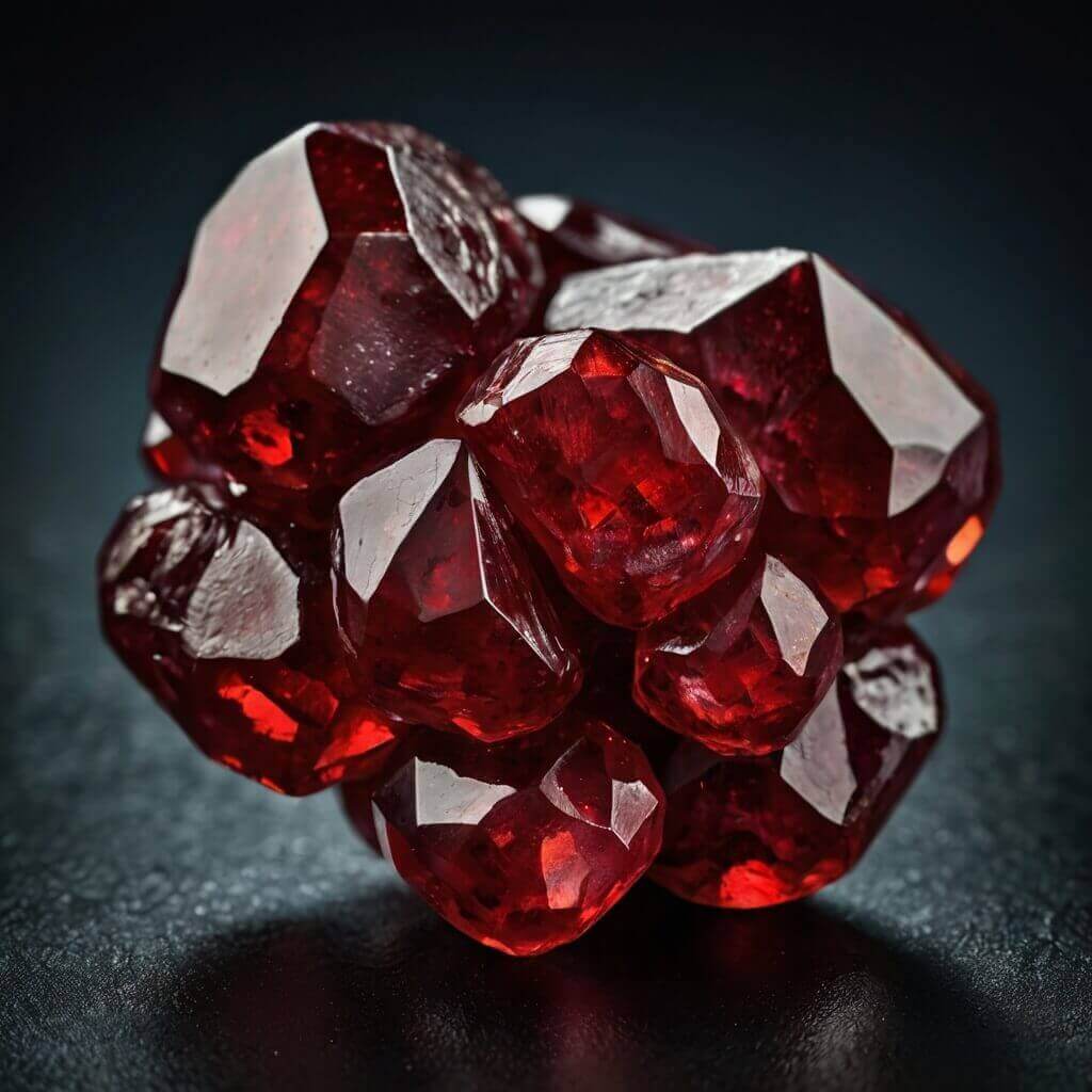 Découvrir la magie des cristaux rouges : jaspe, rubis, grenat & guide complet