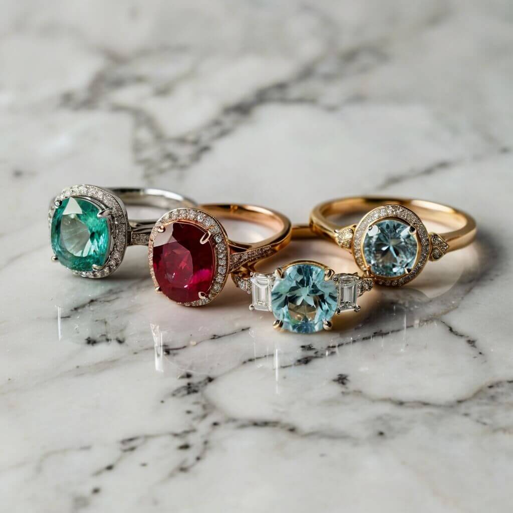 7 pierres précieuses pour bague de fiançailles – guide complet