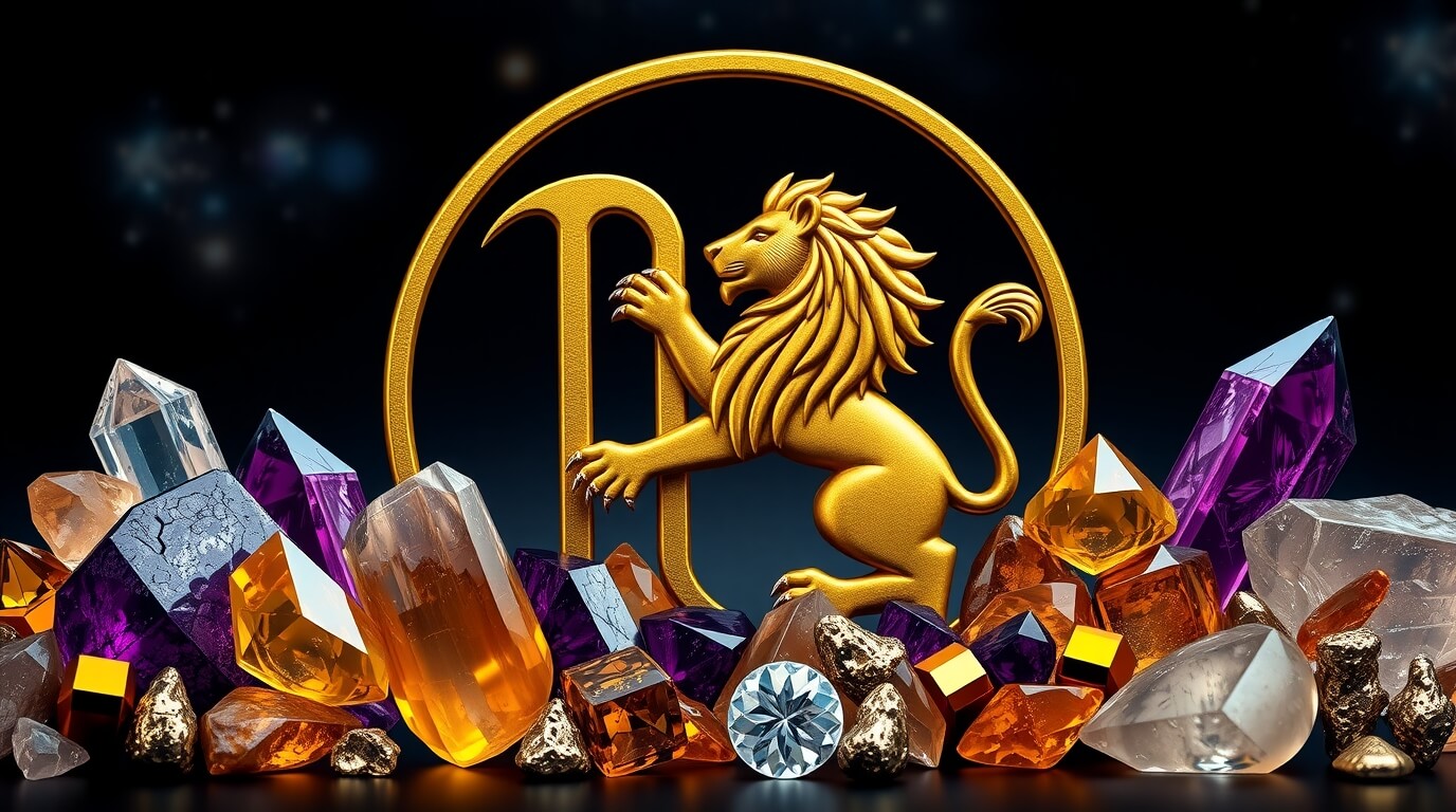 Cristaux porte-chance pour le Lion : les pierres idéales pour votre signe solaire