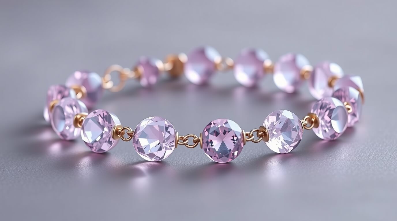 Les bienfaits du bracelet en Kunzite : amour, paix et harmonie du cœur