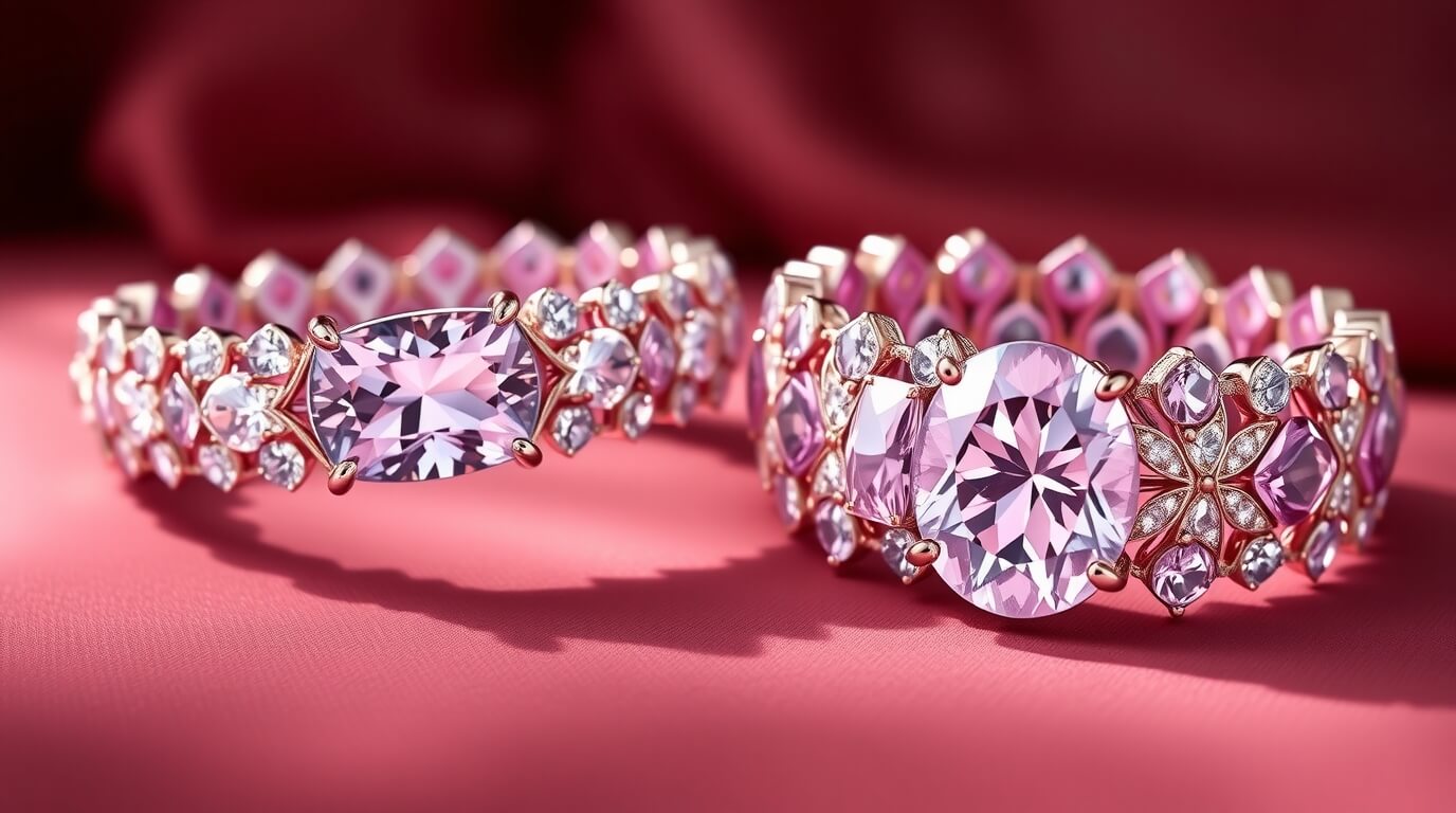 Bracelet en Kunzite : pierre d’amour sincère et d’équilibre émotionnel
