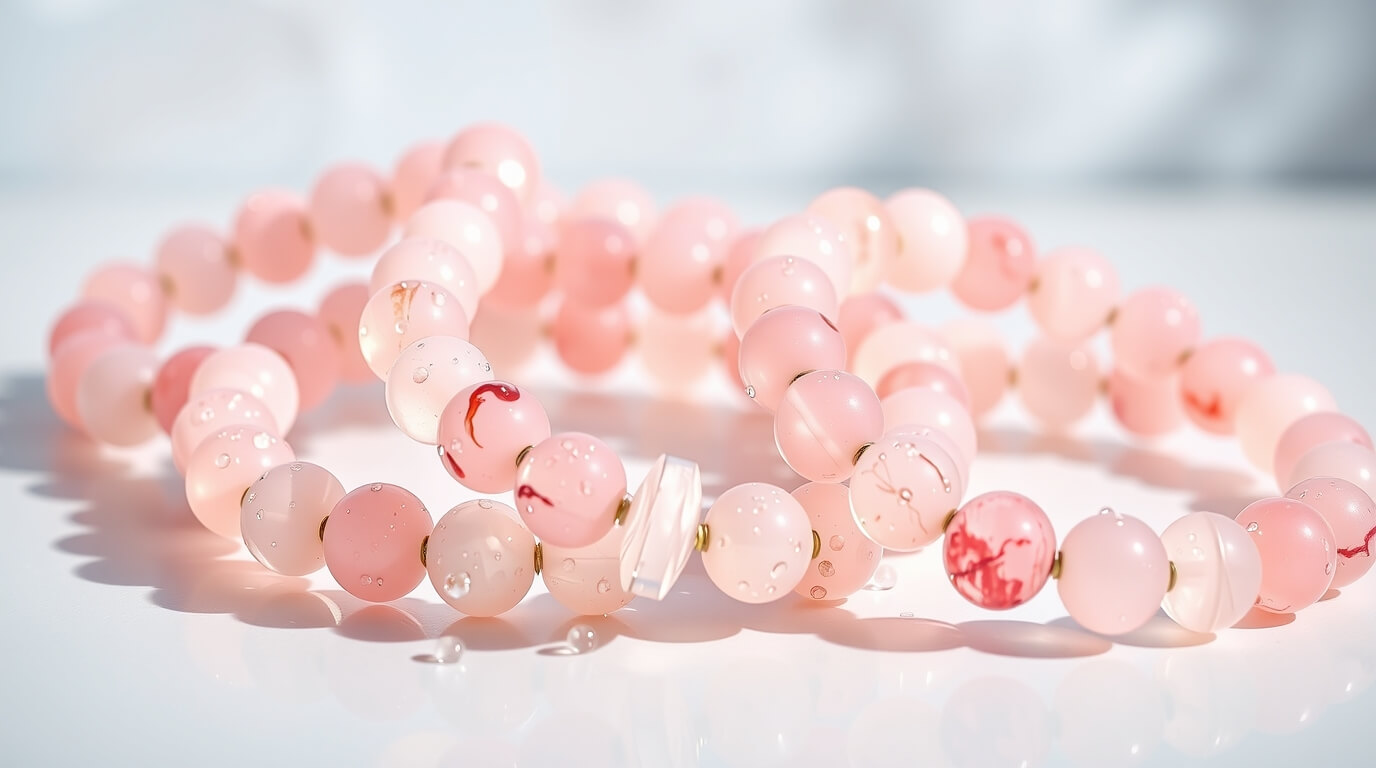 Peut-on se doucher avec un bracelet en quartz rose ? Conseils et précautions pour préserver votre pierre d’amour