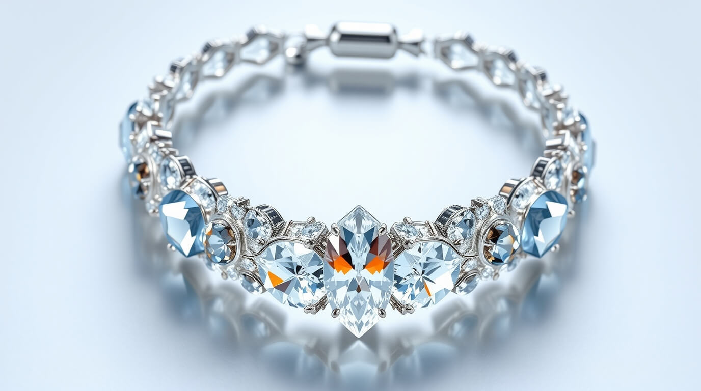 Comment porter un bracelet en pierres de cristal