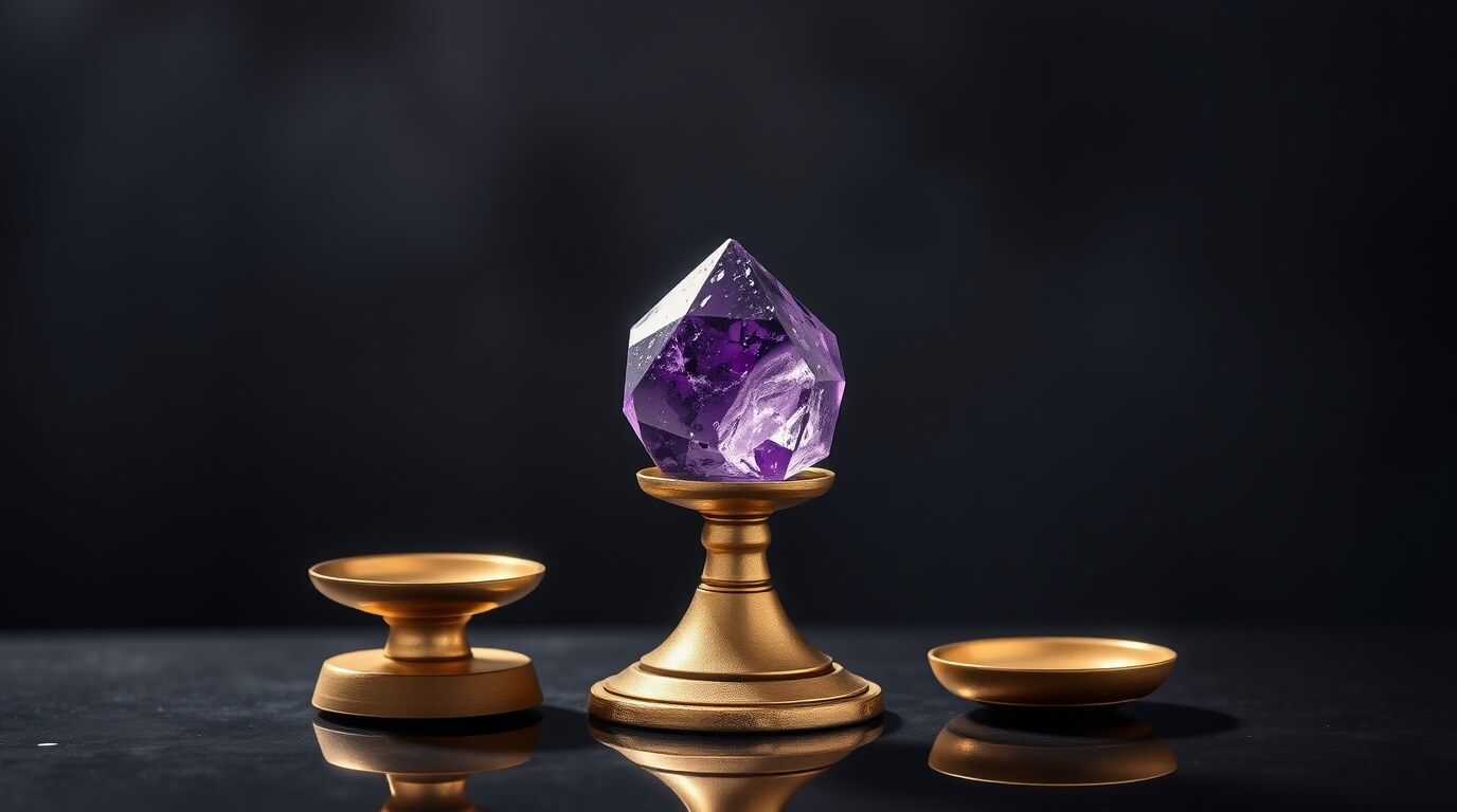 La Balance et l’Améthyste : une alliance d’harmonie et de sagesse