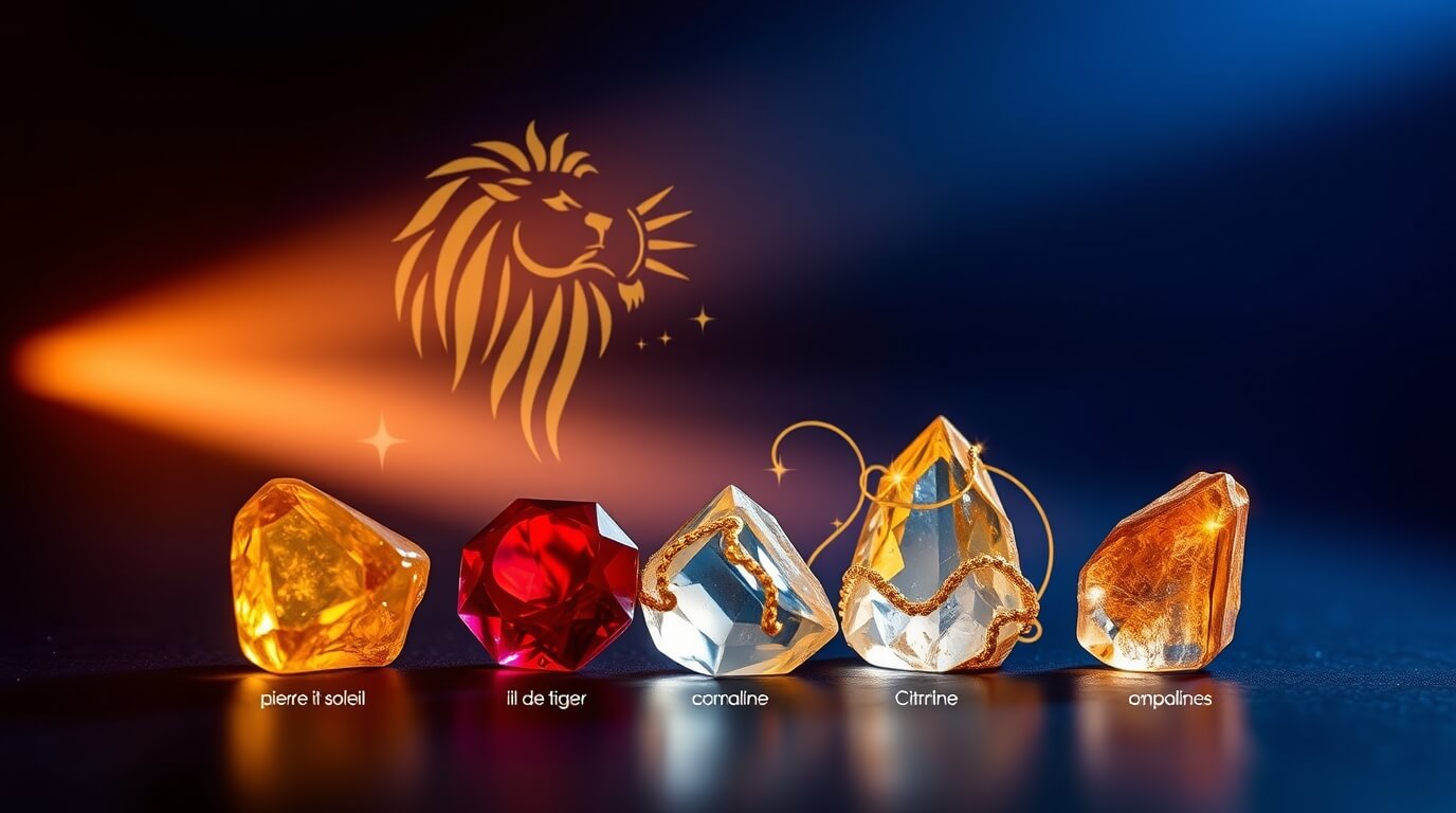 Pierres et Cristaux pour le Lion : Confiance et Énergie