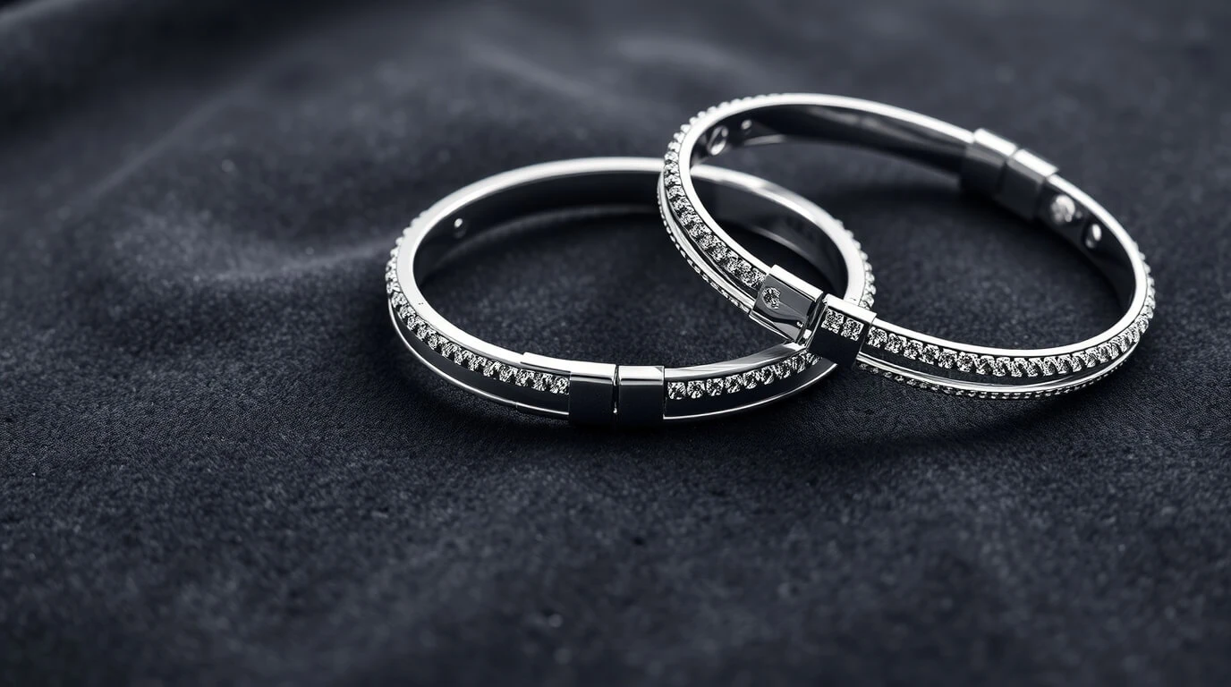 Les différents types de bracelets aimant à argent : matériaux, symboles et intentions