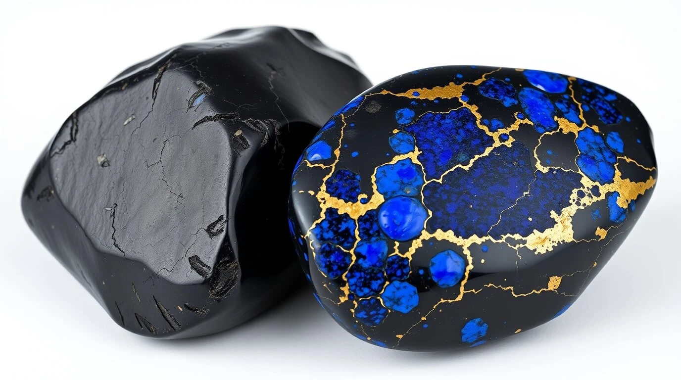 Onyx noir et Lapis-Lazuli ensemble : signification et bienfaits de cette combinaison