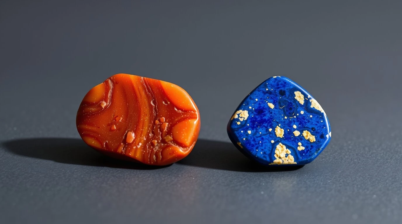 Lapis-lazuli et cornaline ensemble : signification, énergie et bienfaits