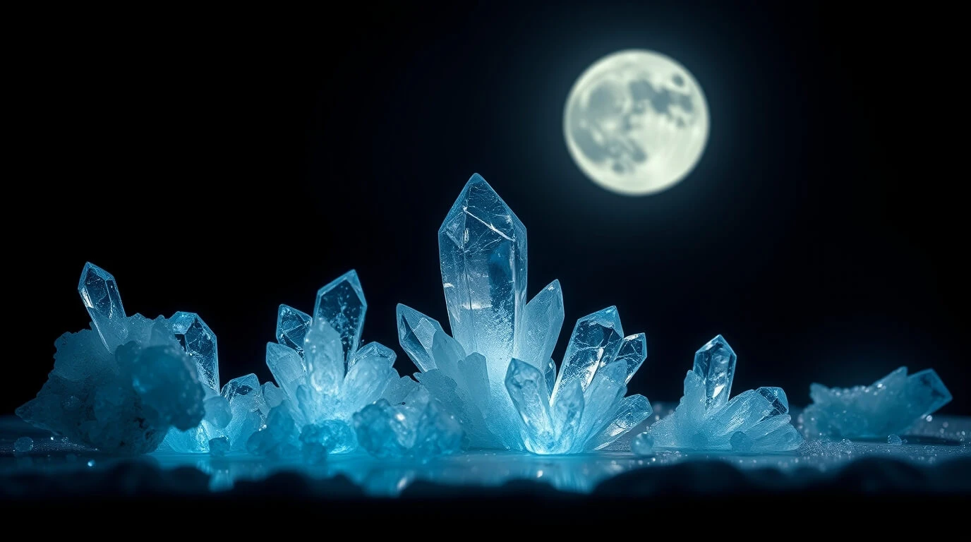 Quels cristaux ne doivent pas être rechargés à la lumière de la lune ?